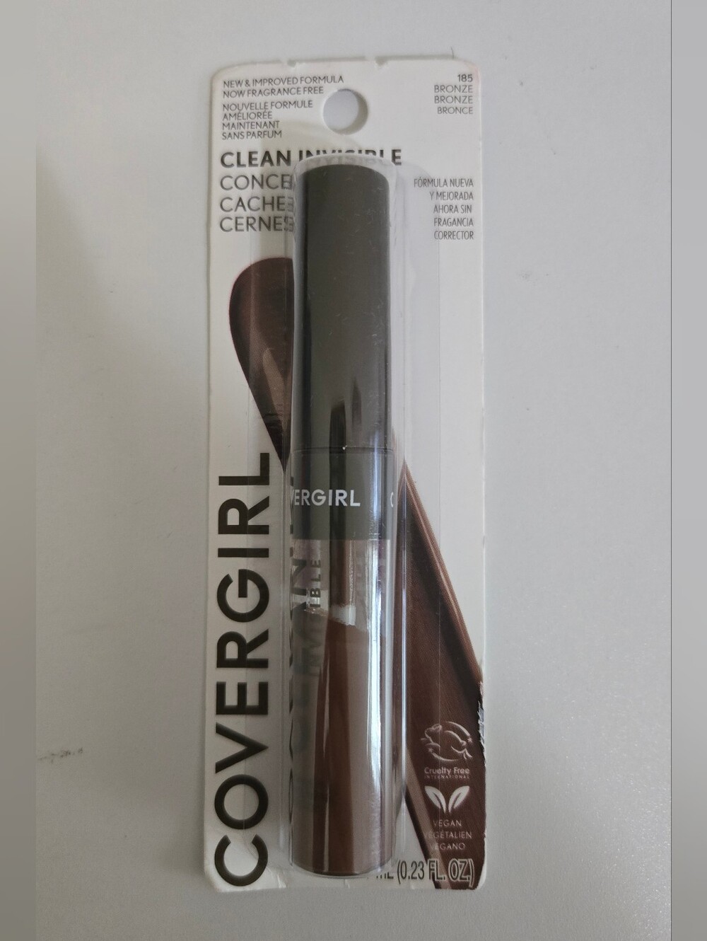 New COVERGIRL Clean Invisible Concealer Stick - Bronze (185)